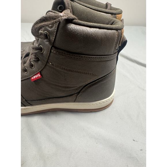 Levi’s Men’s High Top Sneakers Brown Lace Up Casual Shoes Size 11 main image 8